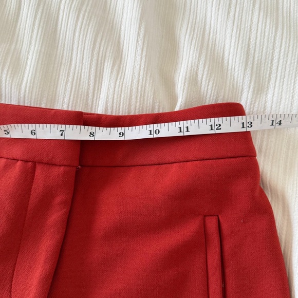 Veronica Beard Tani Ankle-Crop Boot-Cut Pants in Flame - Picture 13 of 15